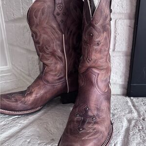 Ariat Brown Western Cowboy Boots